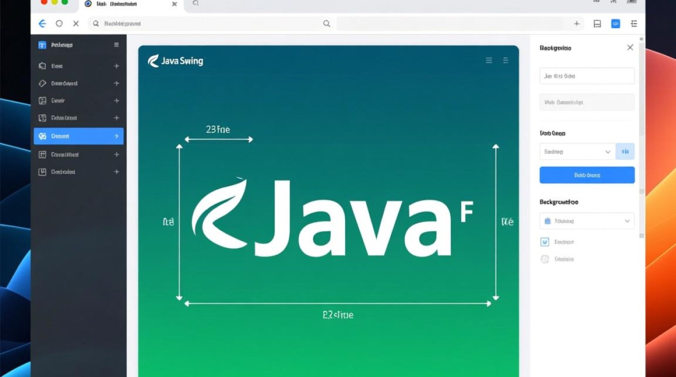 Java中如何精确设置背景图的尺寸大小？