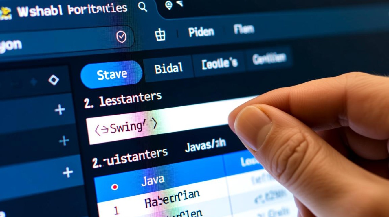 Java中如何给JTable表格添加事件监听器？