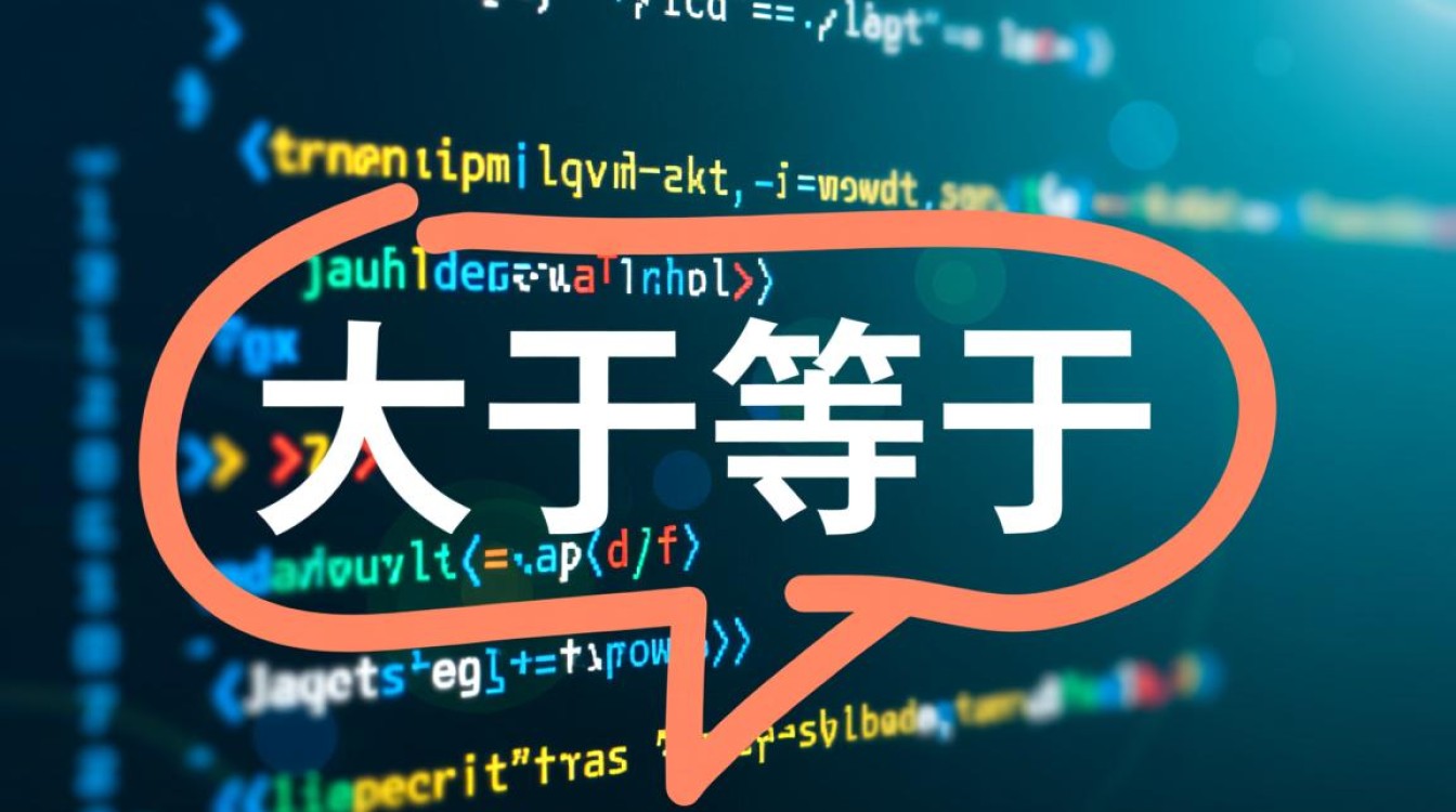 java中大于等于符号怎么写？具体用法和示例是什么？