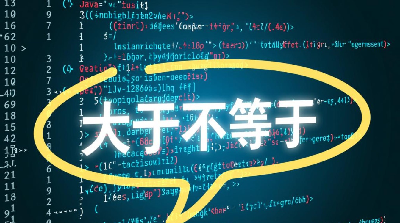 java中大于等于符号怎么写？具体用法和示例是什么？