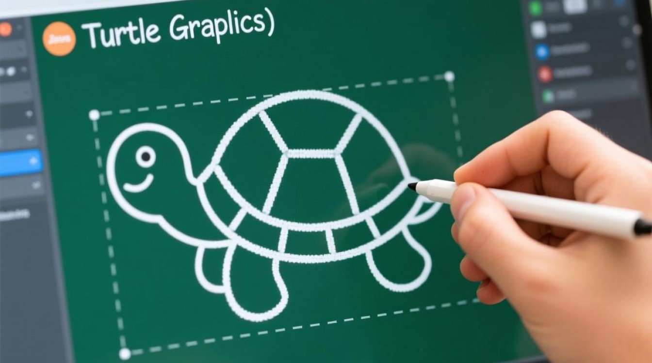 Java中如何用乌龟画图工具绘制一个圆形？