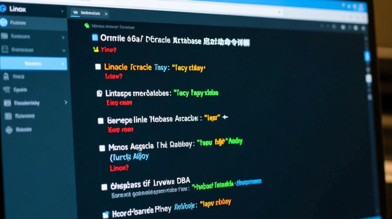 Linux Oracle启动命令有哪些?不同场景下如何正确使用? Linux Oracle启动命令有哪些?不同场景下如何正确使用?