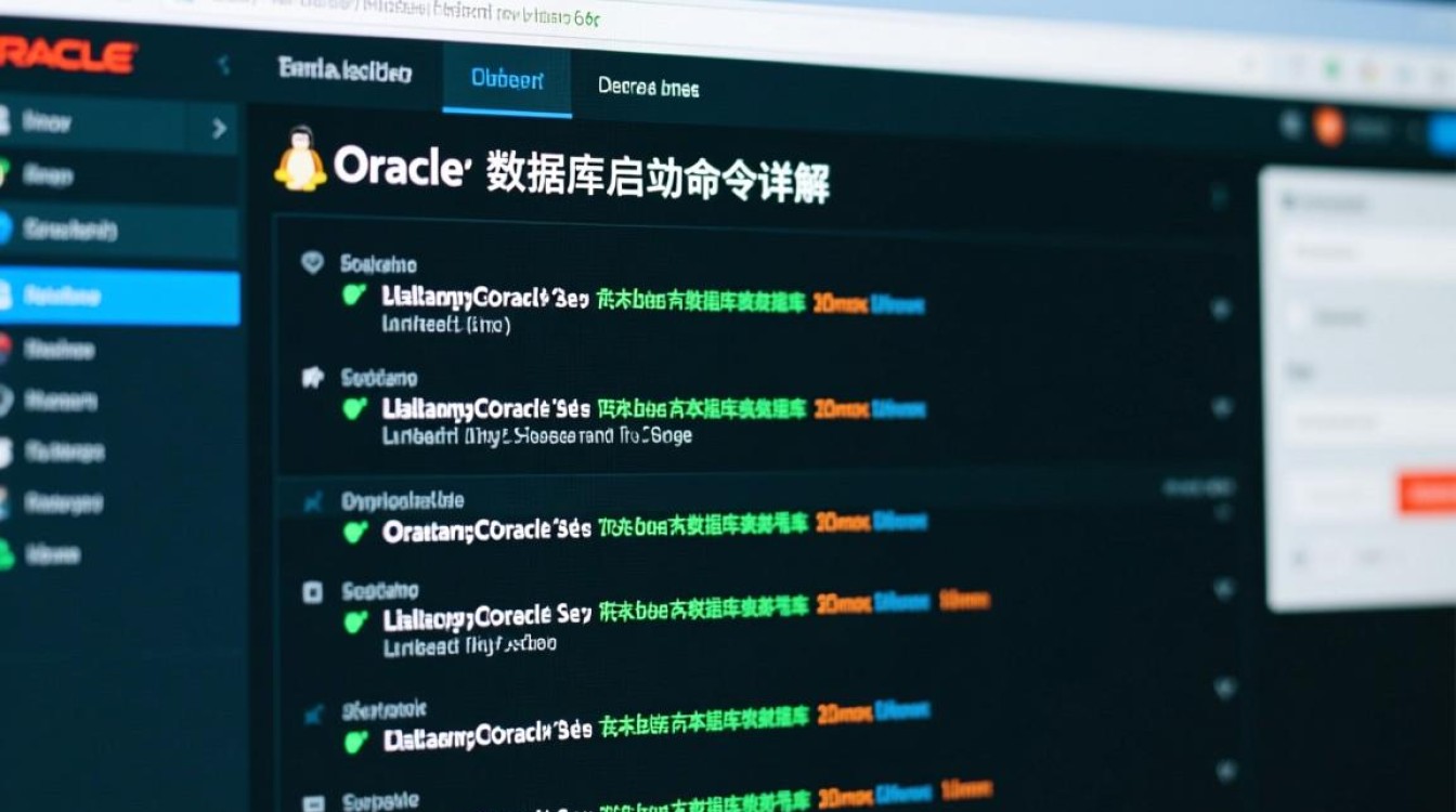 Linux Oracle启动命令有哪些?不同场景下如何正确使用? Linux Oracle启动命令有哪些?不同场景下如何正确使用?