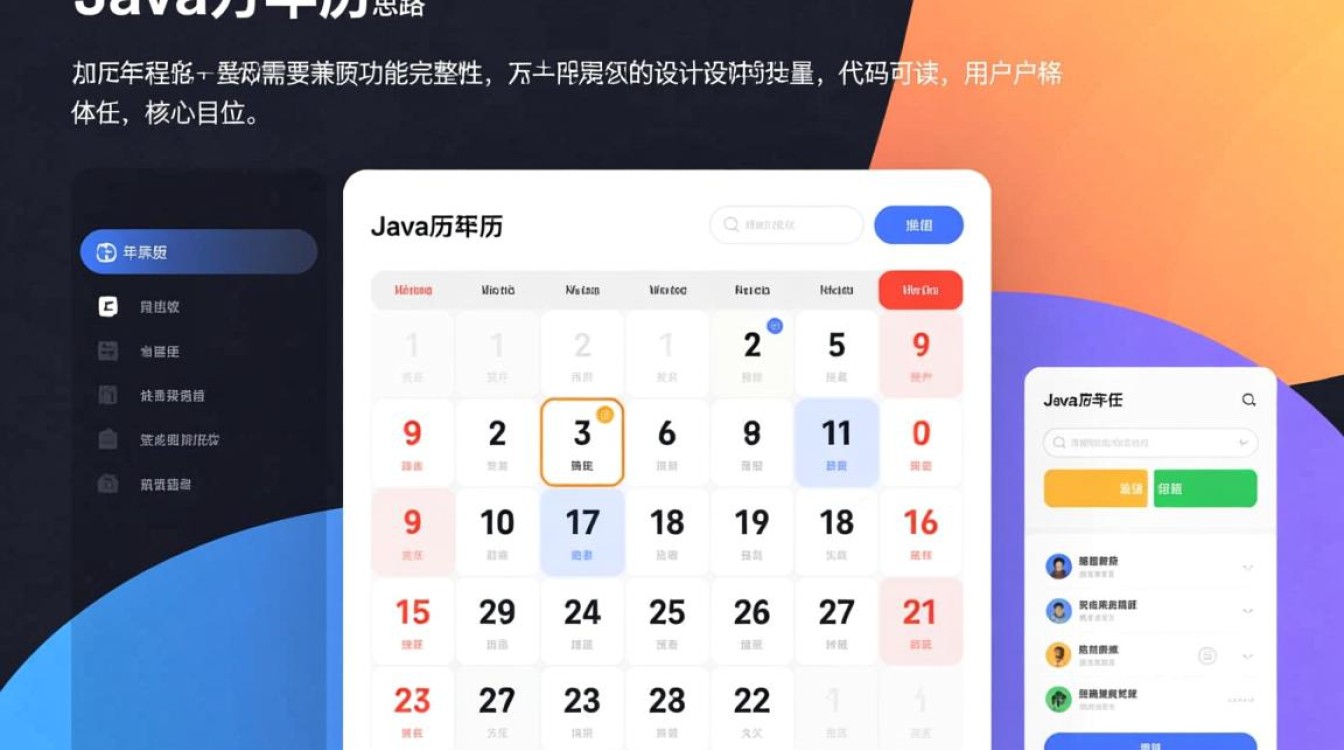Java万年历设计时，日期计算与界面布局怎么实现？-好主机测评网