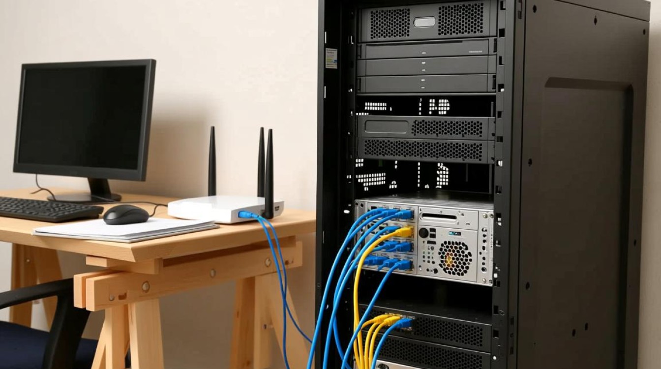 服务器如何通过无线路由器实现网络连接与配置？