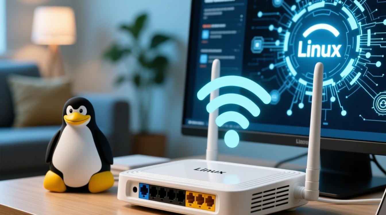 如何在Linux系统下配置无线路由器网络连接？