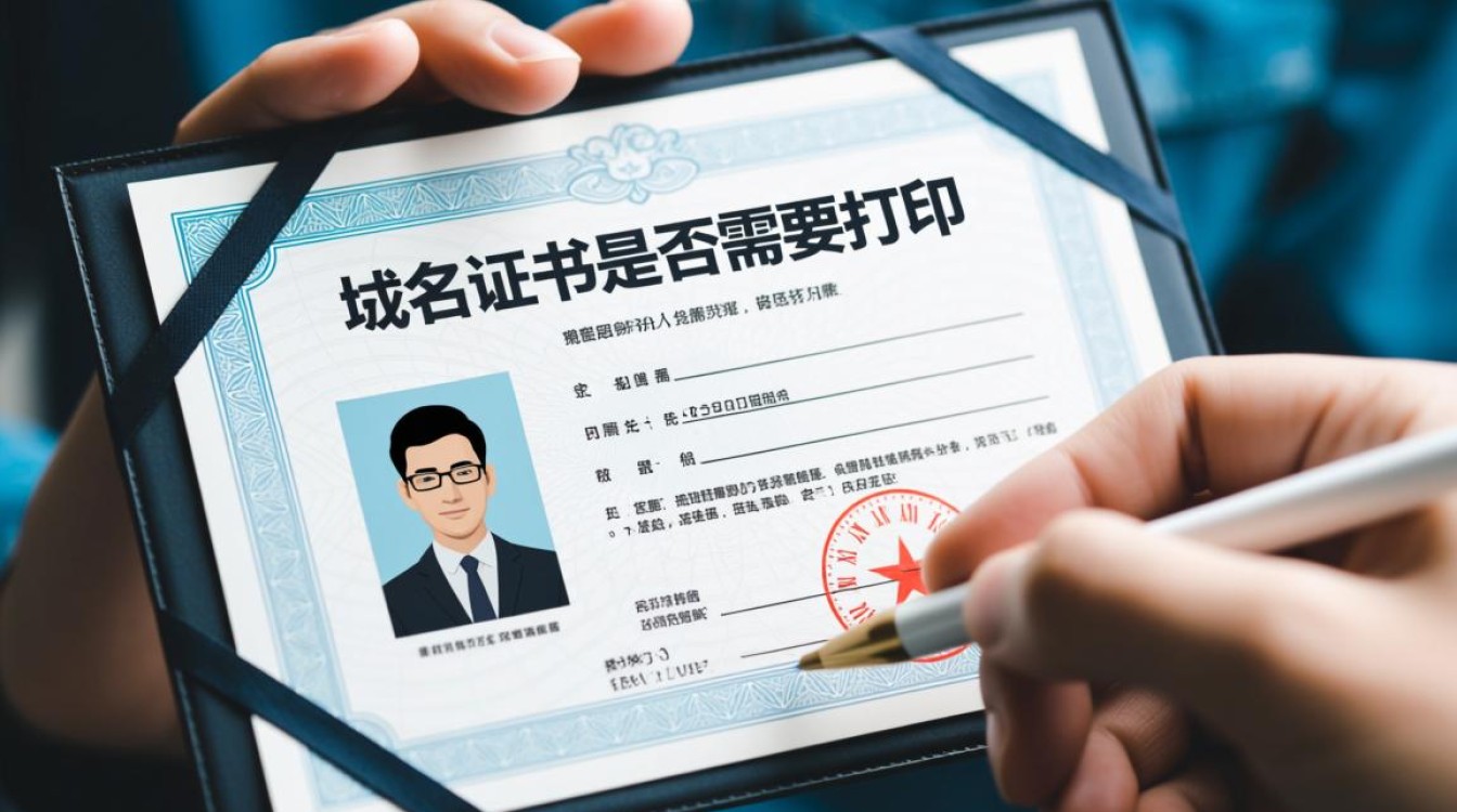 域名证书需要打印吗？电子版保存够用吗？