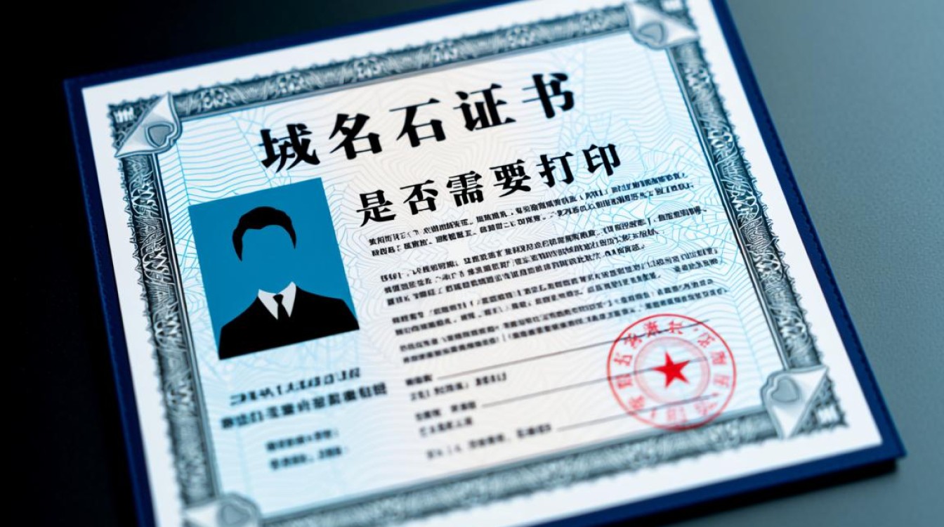 域名证书需要打印吗？电子版保存够用吗？