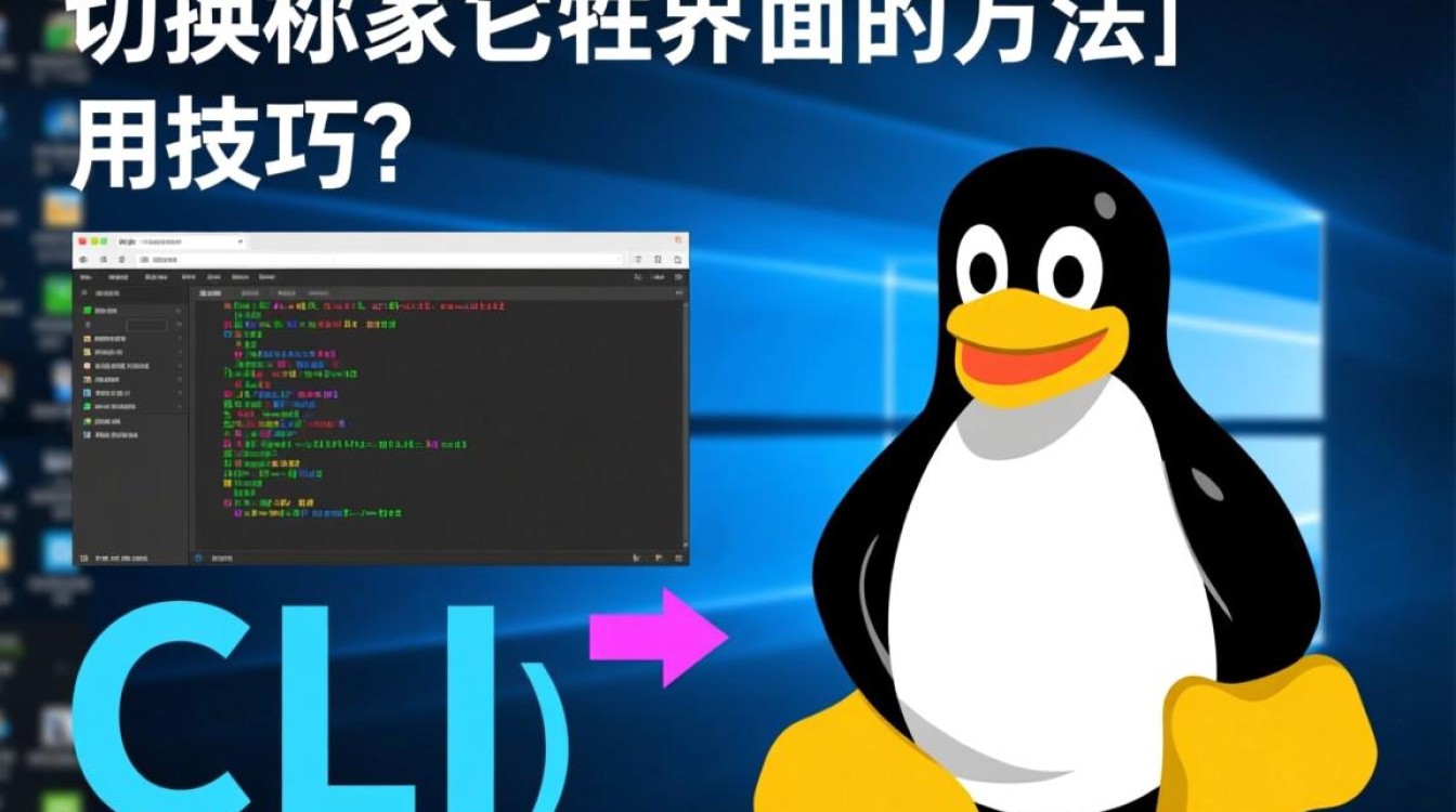 Linux切换字符界面，如何从图形界面切换到字符界面？