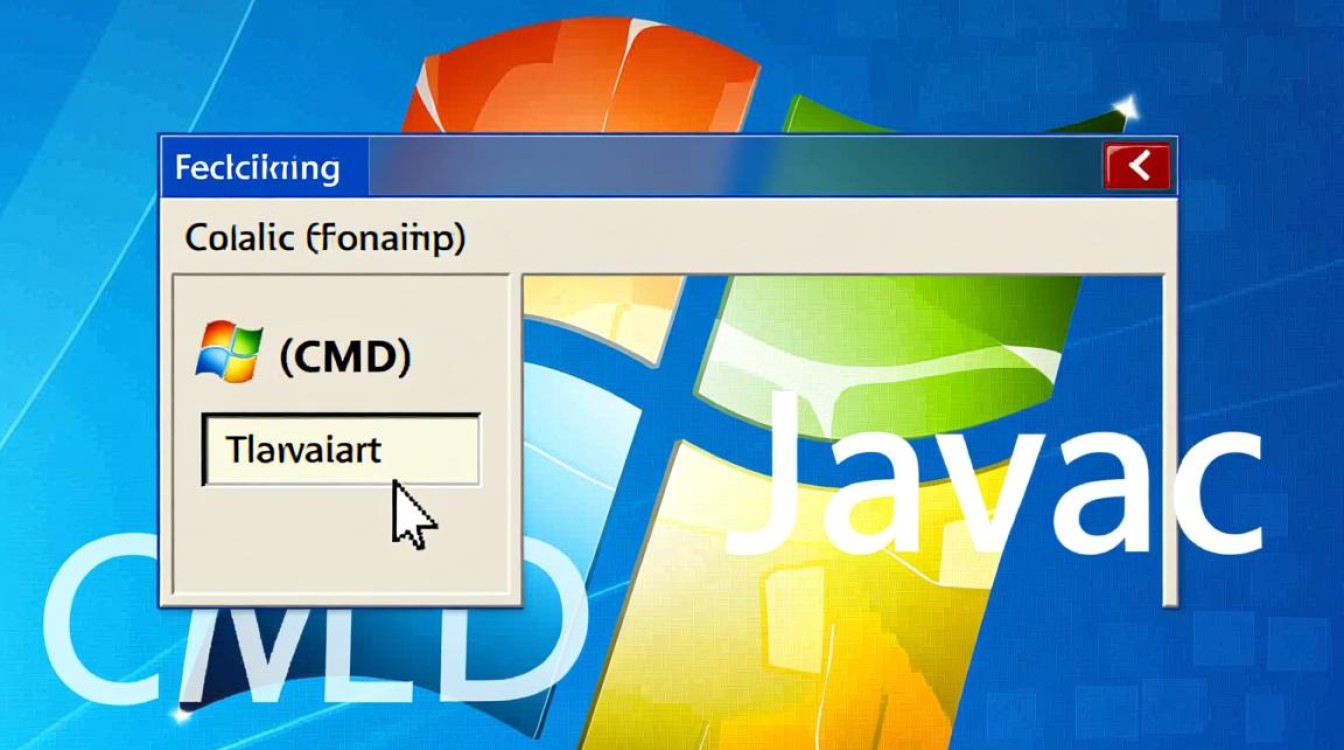 如何用cmd命令打开并运行javac编译程序？