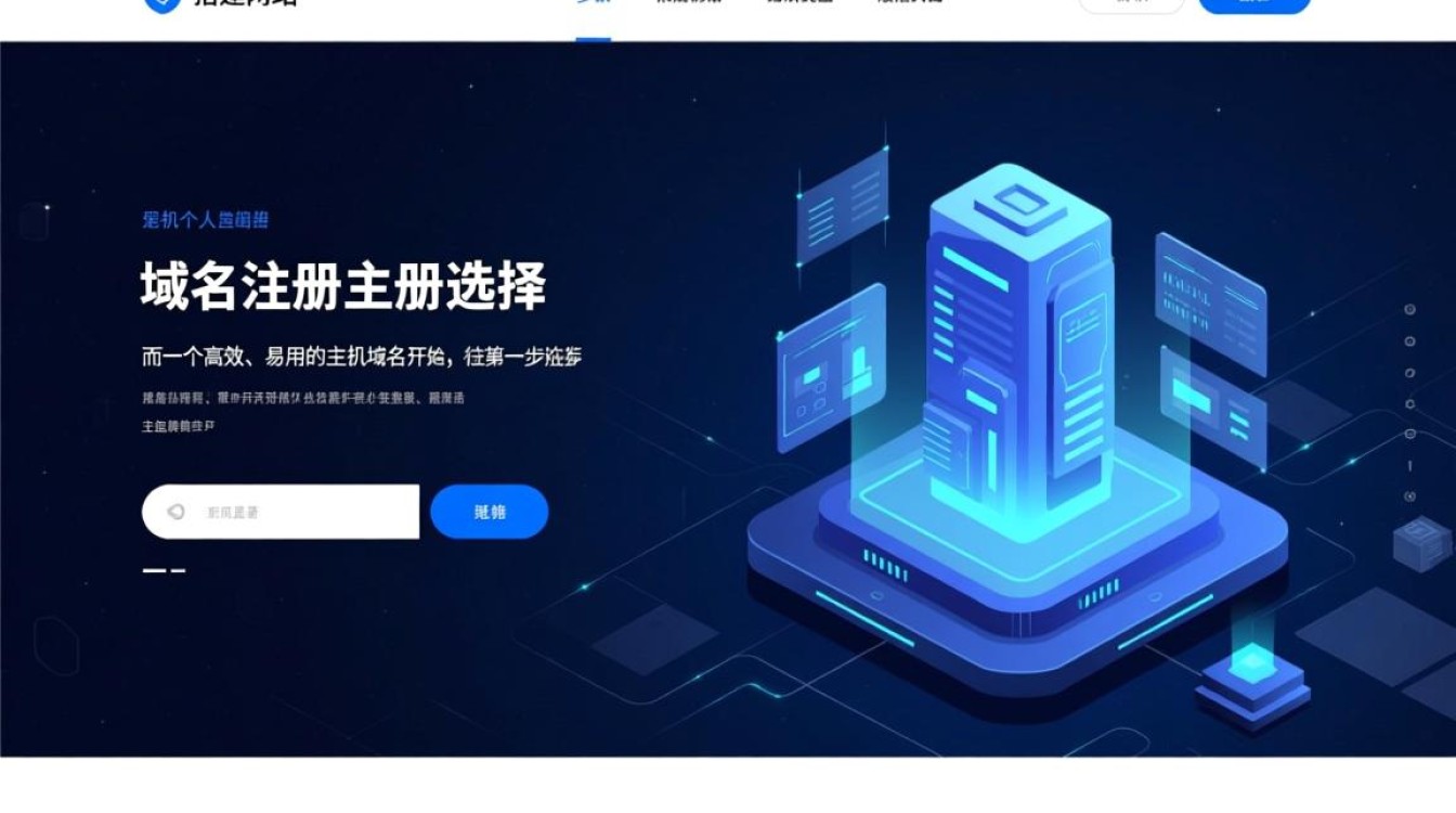 主机域名注册网站模板如何快速搭建与优化？