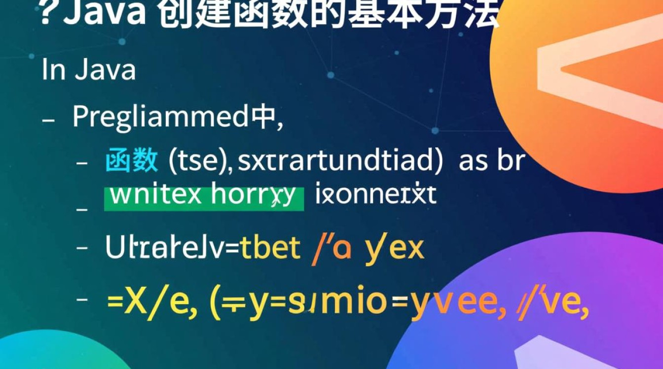 Java中如何正确创建自定义函数？步骤与示例详解-好主机测评网