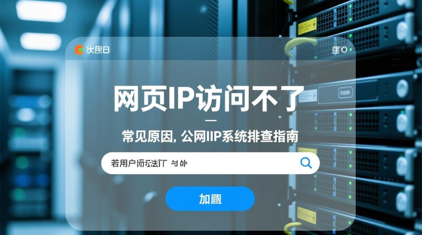 服务器网页IP访问不了怎么办？排查步骤有哪些？