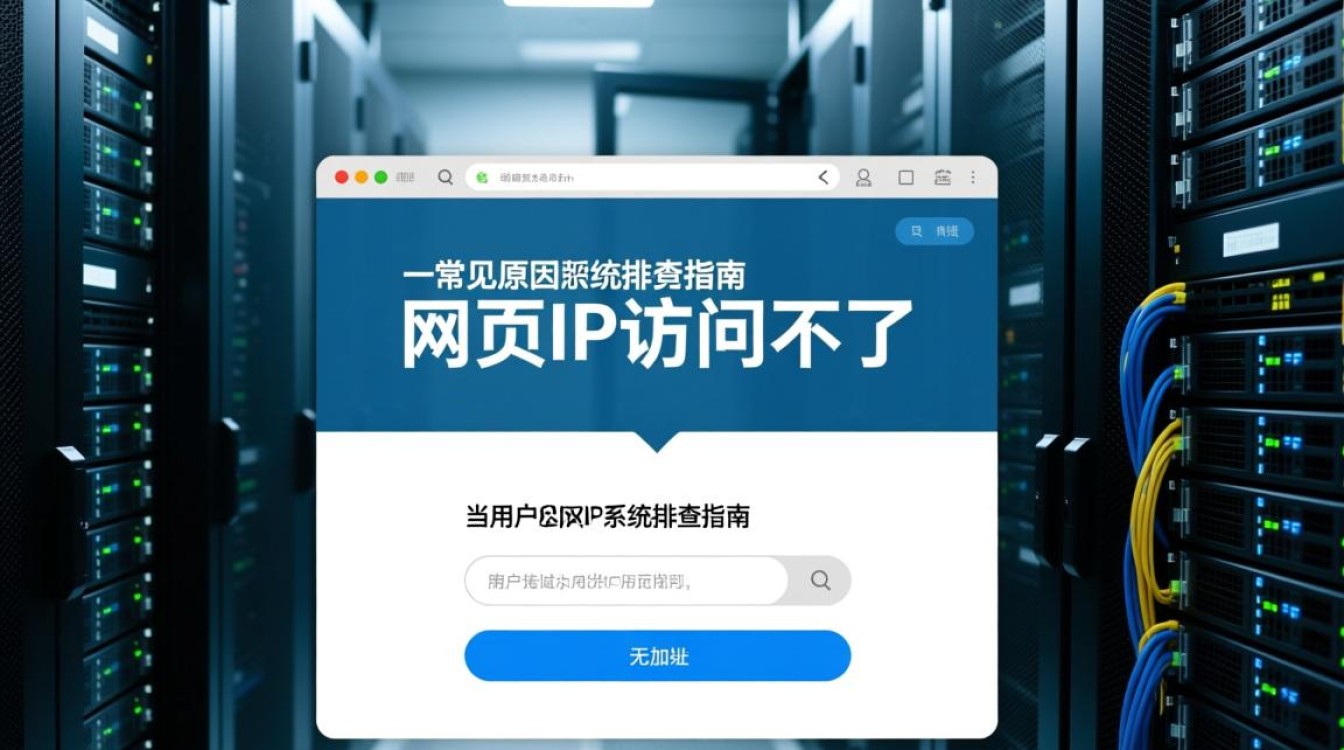 服务器网页IP访问不了怎么办？排查步骤有哪些？