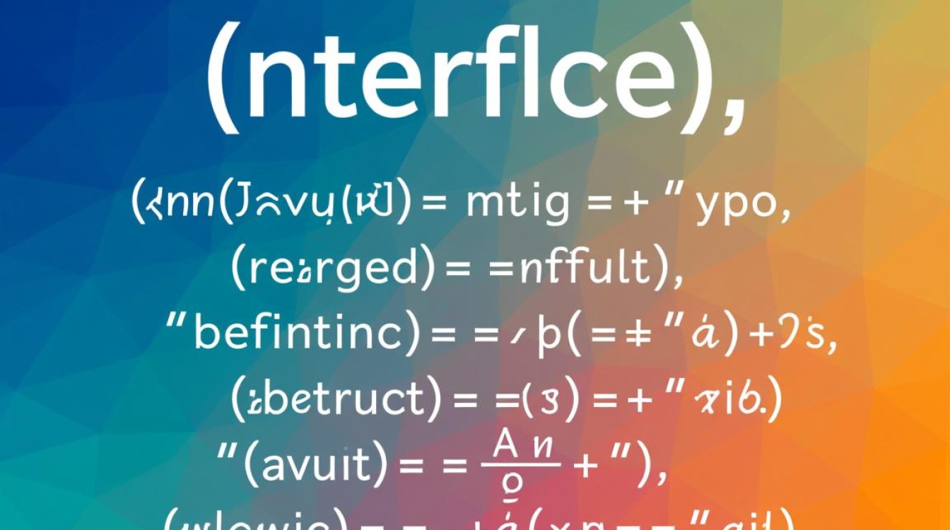 java中接口怎么定义
