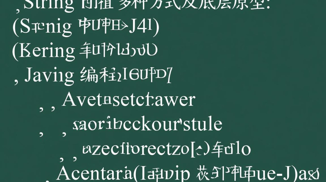 Java中String赋值有哪些方式及区别？