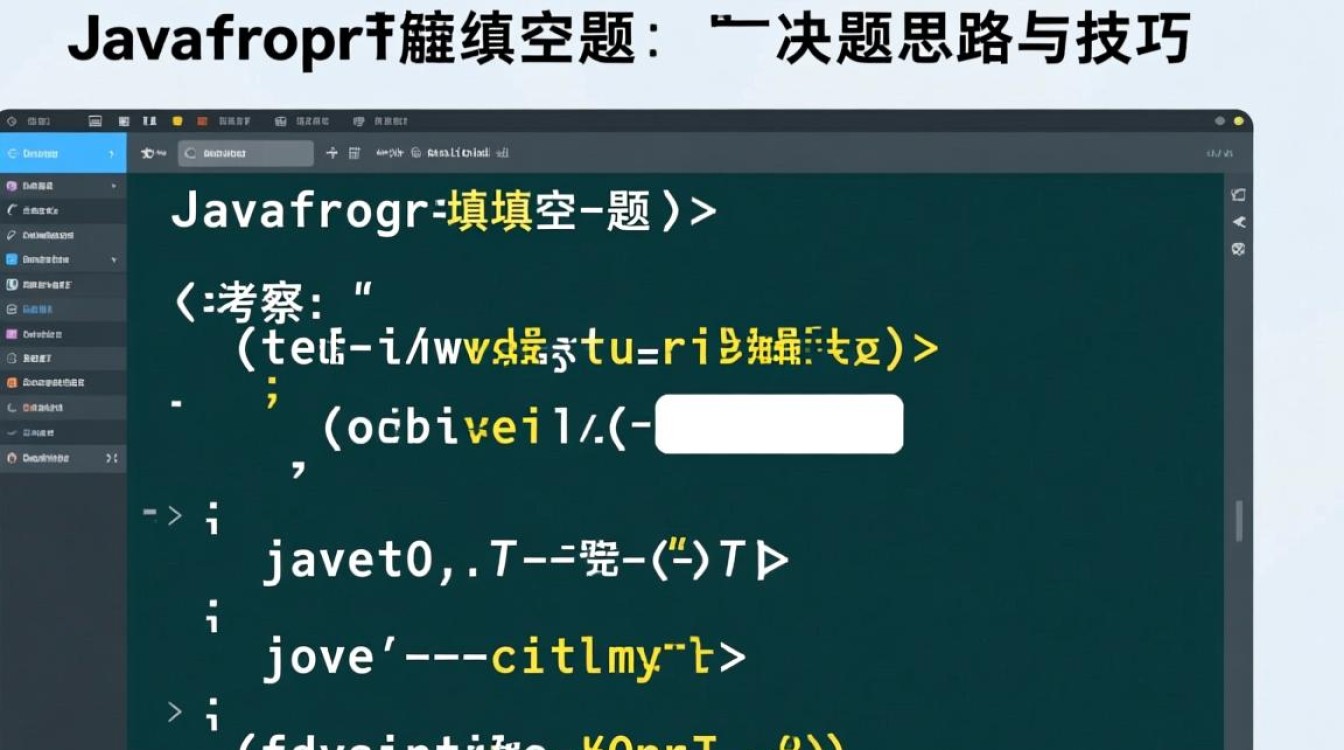java程序填空题怎么做？新手如何快速掌握解题技巧？-好主机测评网