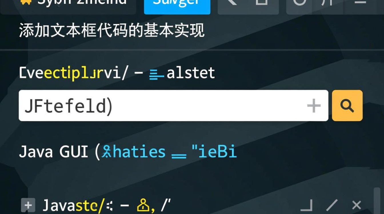 Java添加文本框代码怎么写？新手必看详细步骤与示例解析-好主机测评网