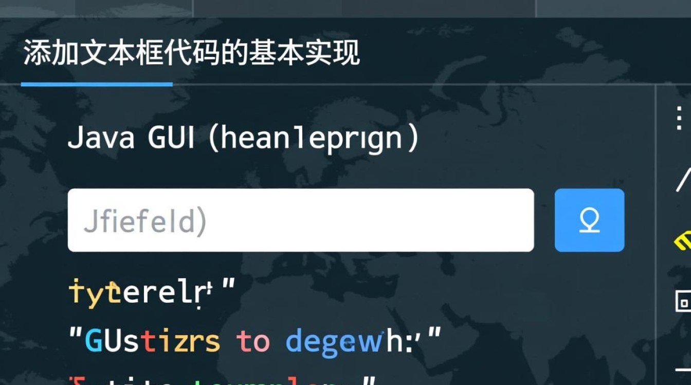 Java添加文本框代码怎么写?新手必看详细步骤与示例解析 Java添加文本框代码怎么写?新手必看详细步骤与示例解析