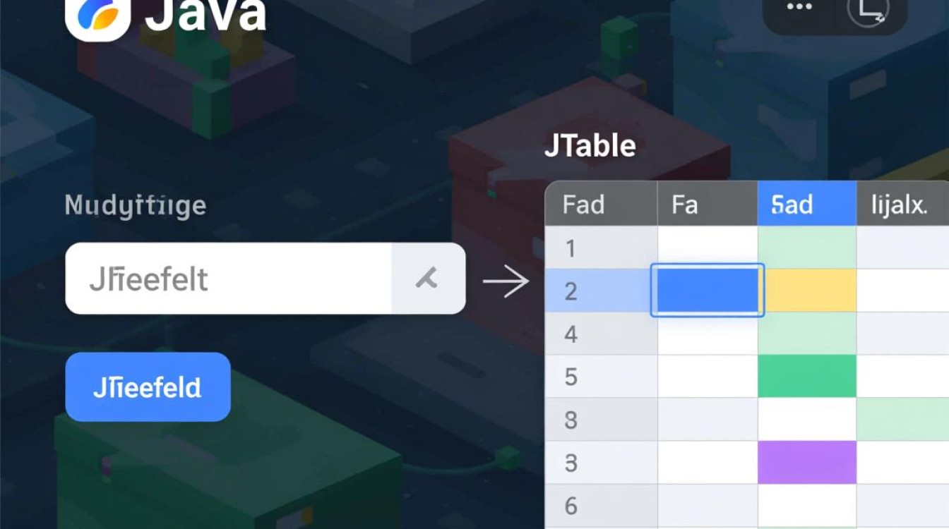 Java如何实现文本框与表格的数据交互功能? Java如何实现文本框与表格的数据交互功能?