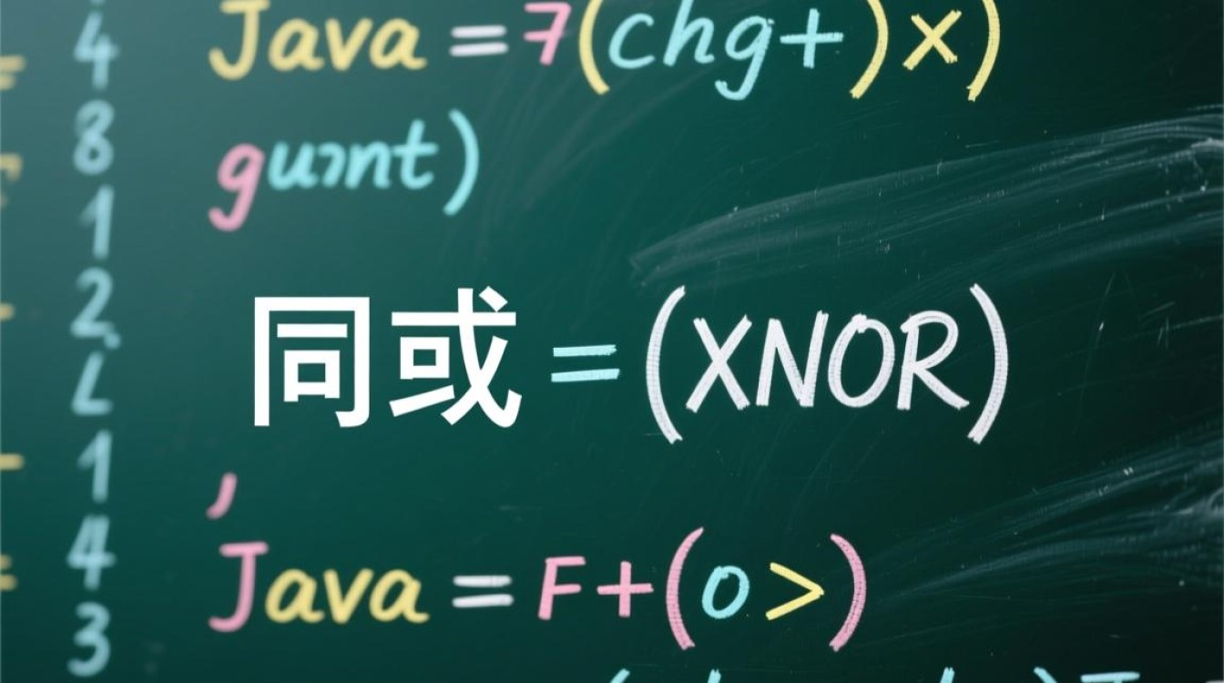 Java中如何表示逻辑同或运算？