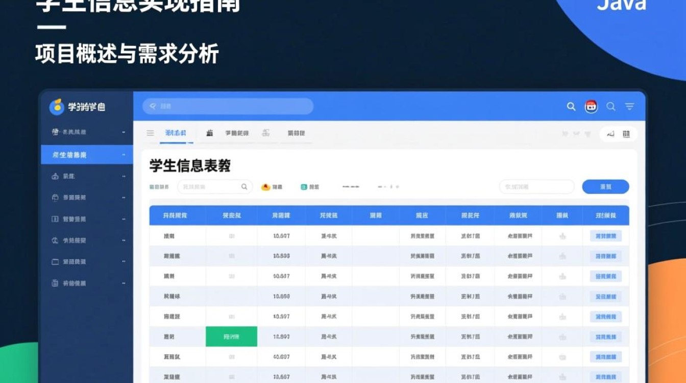 java学生信息表怎么做？新手从零开始详细步骤教程
