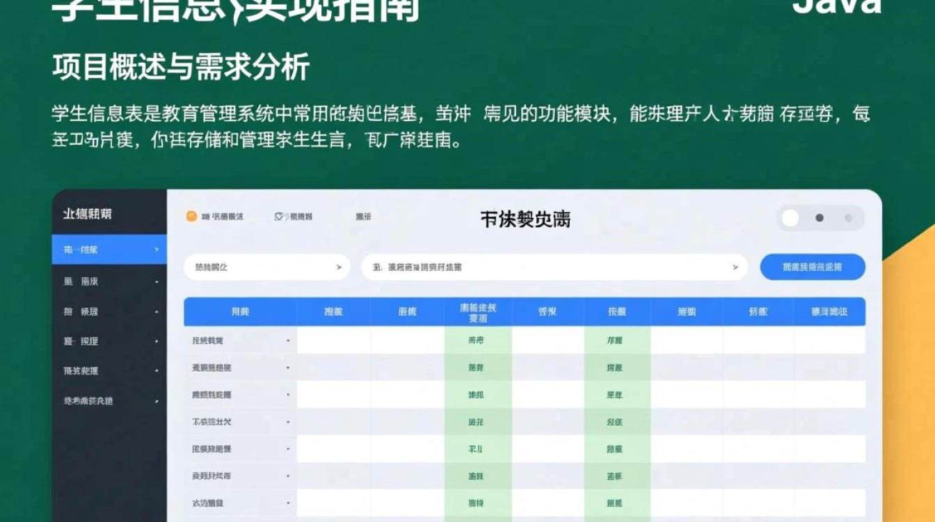java学生信息表怎么做？新手从零开始详细步骤教程