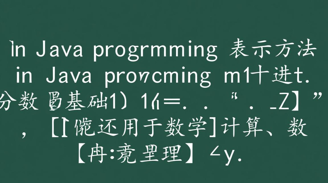 java十进制表示方法有哪些？不同场景如何选择？