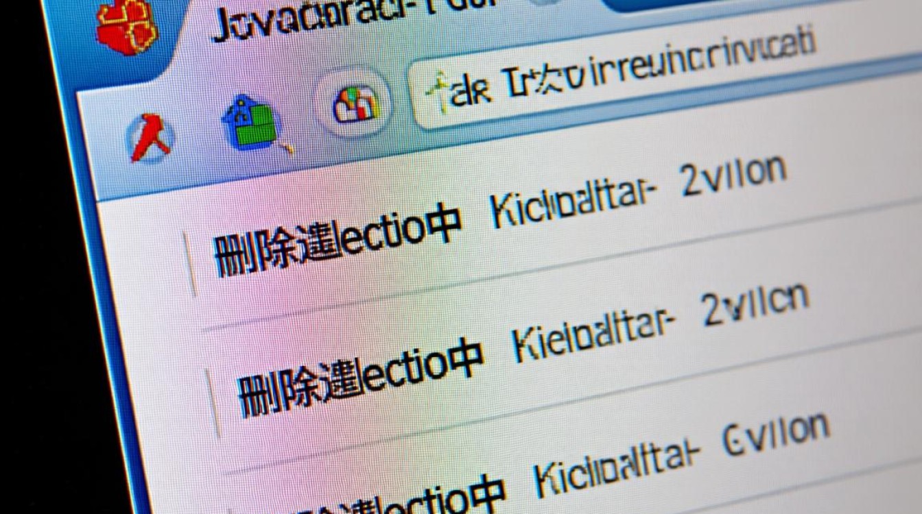 Java中如何实现选中数据的删除操作？