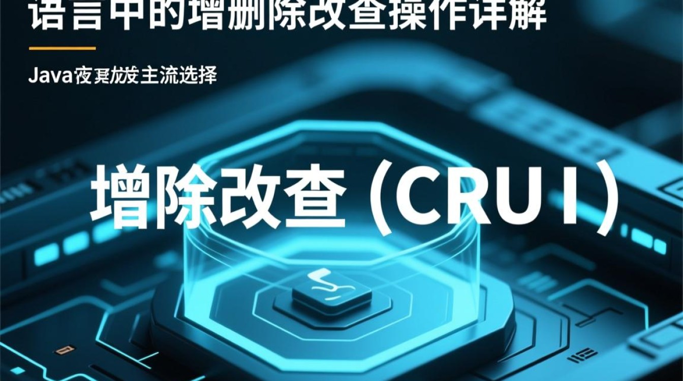 Java语言中增删改查具体操作步骤是什么？