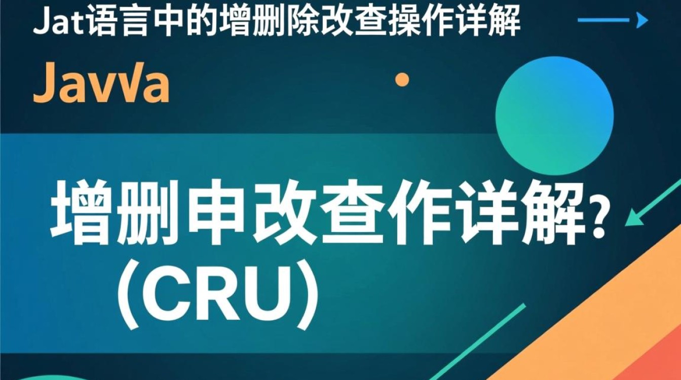 Java语言中增删改查具体操作步骤是什么？