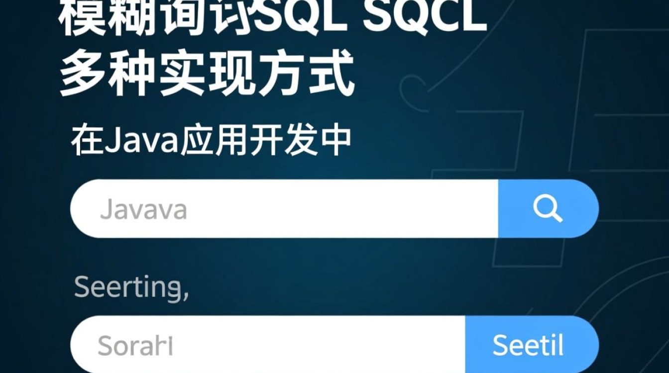 Java中模糊查询SQL语句该如何正确编写? Java中模糊查询SQL语句该如何正确编写?