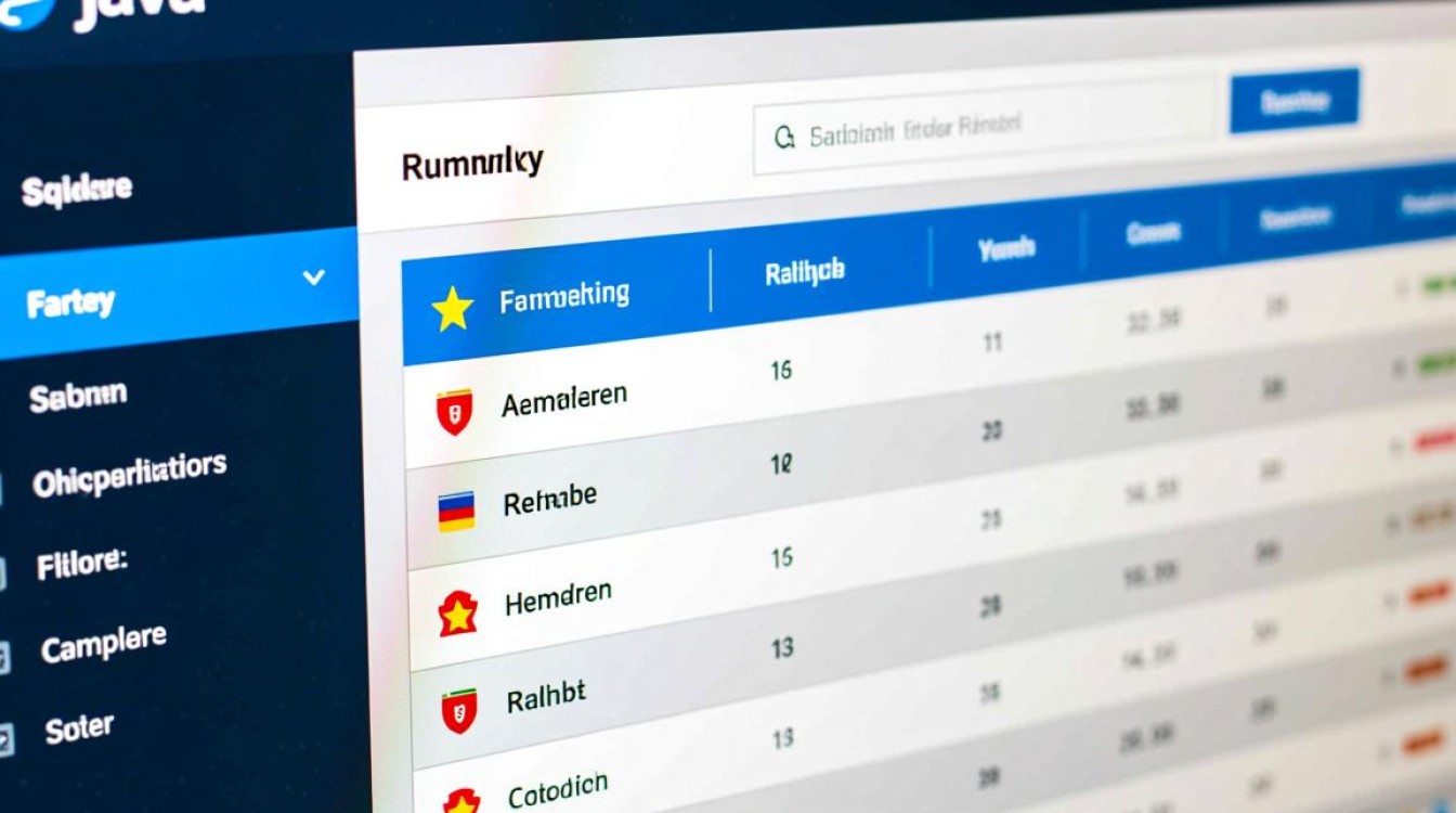 Java中排名实现代码怎么写?分组排名、并列排名如何处理? Java中排名实现代码怎么写?分组排名、并列排名如何处理?