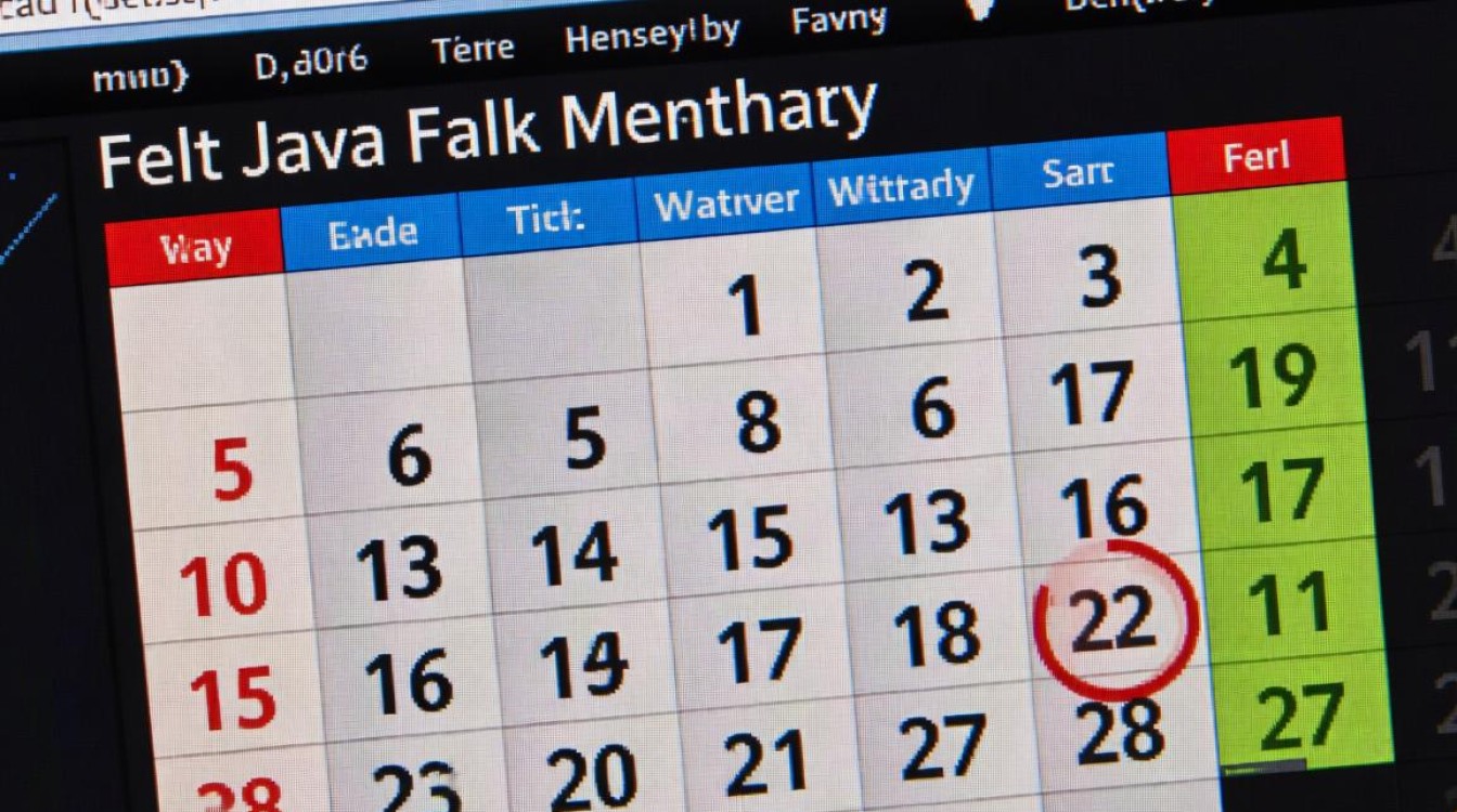 Java中如何高效遍历某个月份的所有天数？