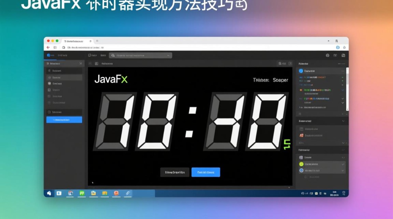 JavaFX中如何实现计时器功能？代码示例与步骤详解