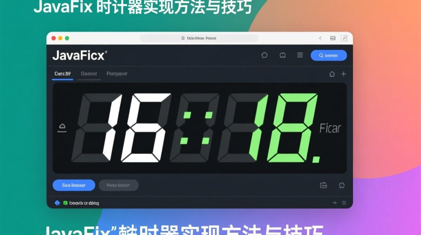 JavaFX中如何实现计时器功能？代码示例与步骤详解