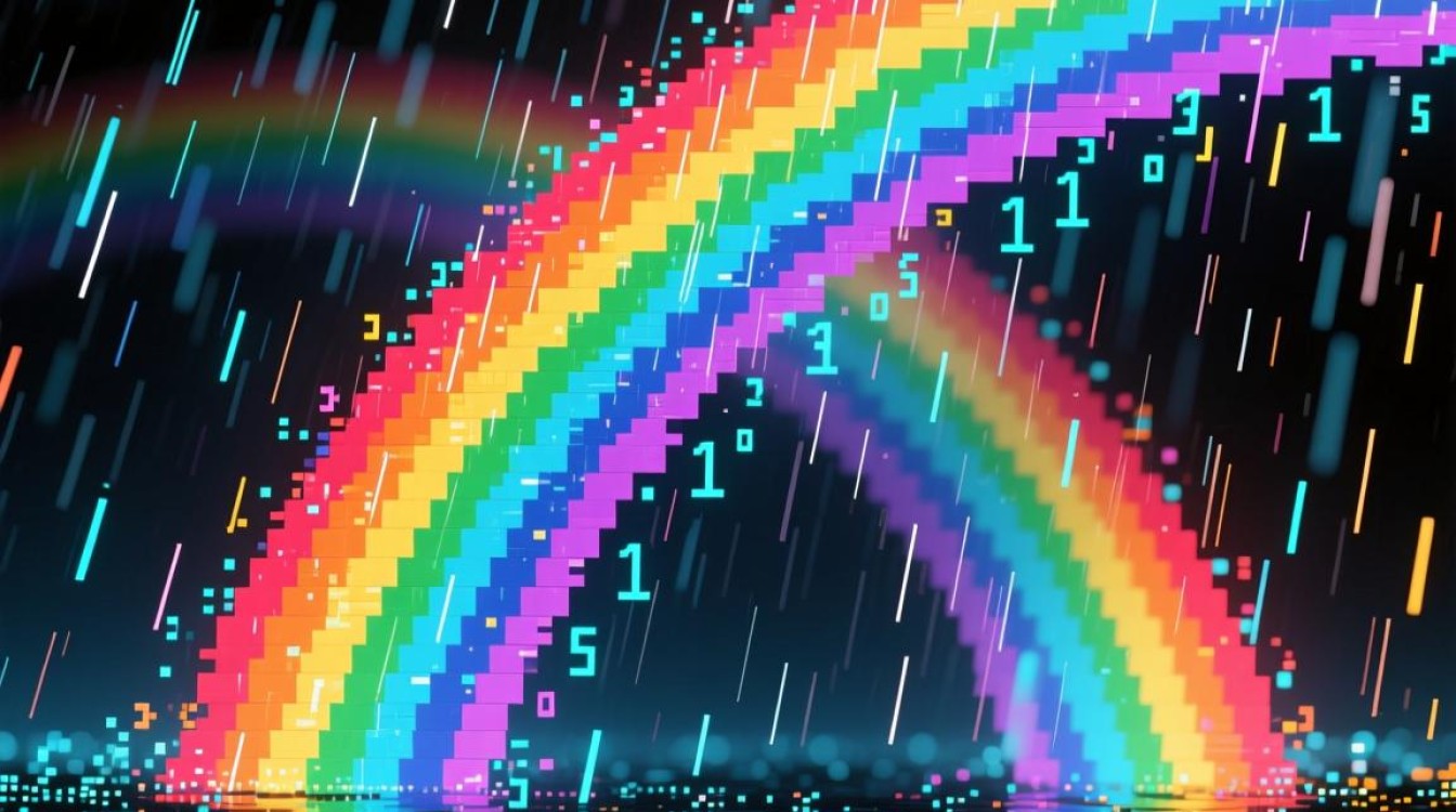 Java如何实现数字彩虹雨效果？代码步骤是什么？