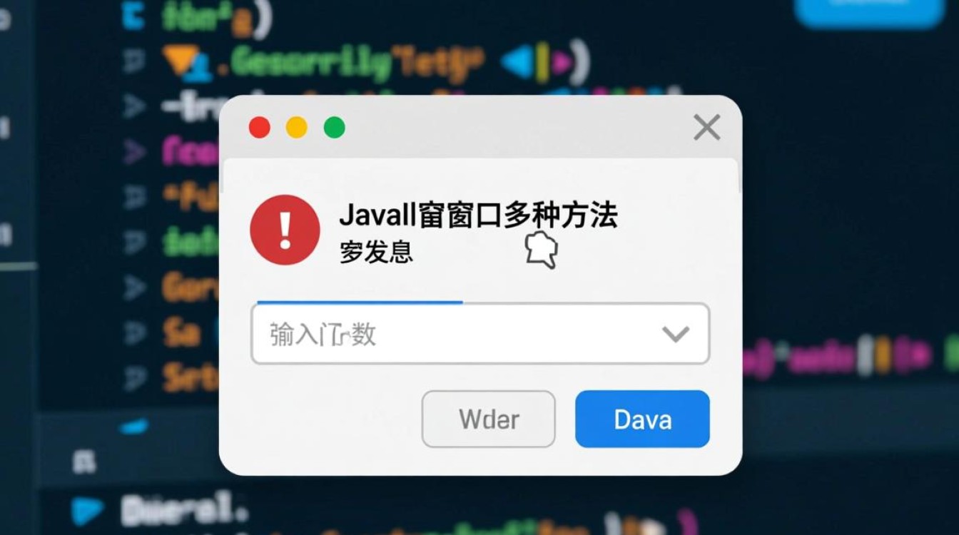Java如何弹出一个窗口？新手必学代码技巧