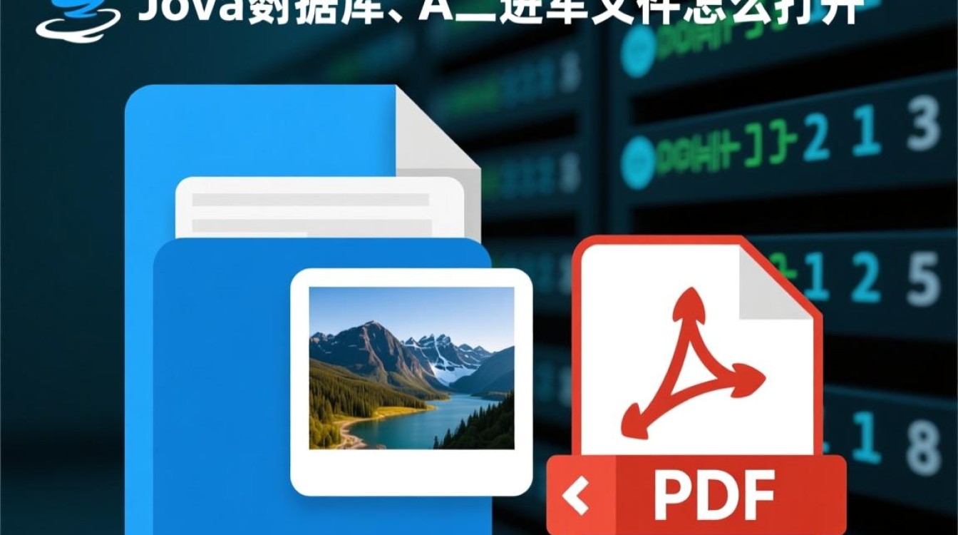 Java数据库二进制文件怎么打开？用啥工具或代码能直接读取？