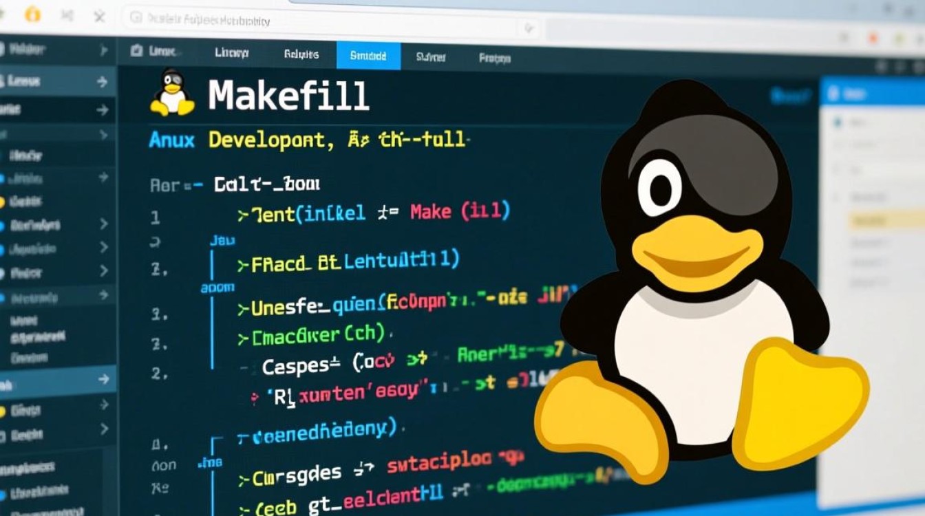 Linux编写makefile时，依赖项和命令如何正确关联？