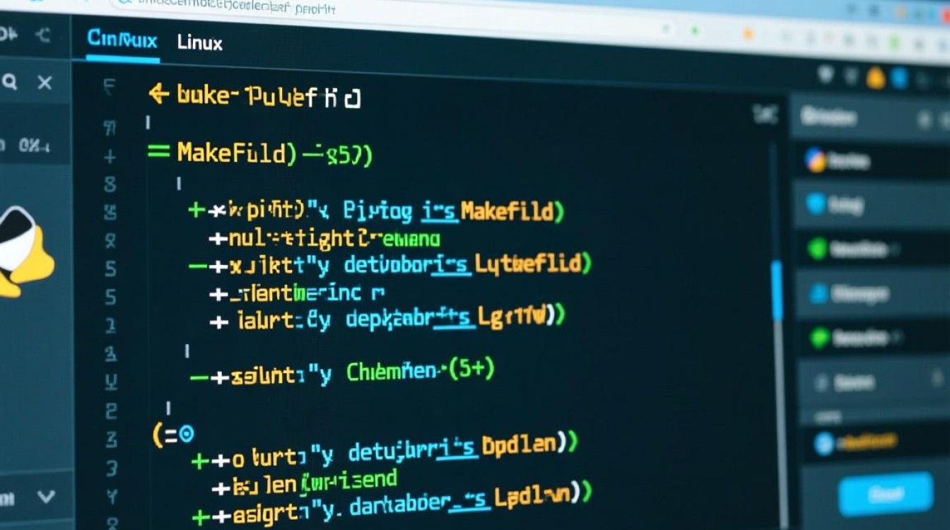 Linux编写makefile时，依赖项和命令如何正确关联？