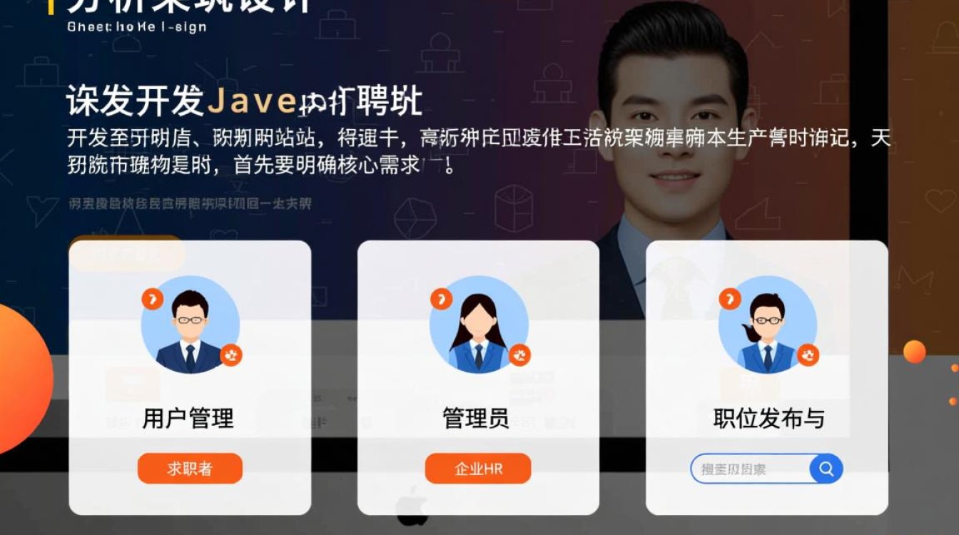 Java开发招聘网站，后端+前端+数据库如何实现？