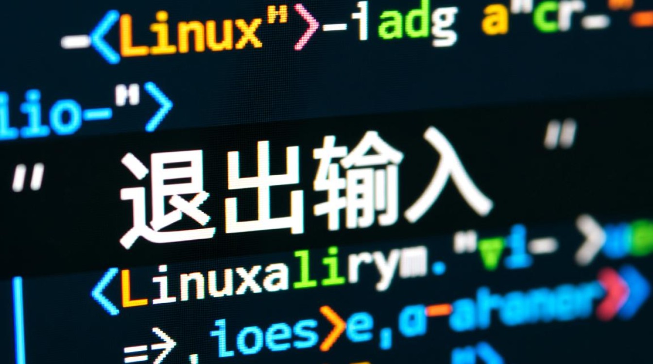 linux 退出输入