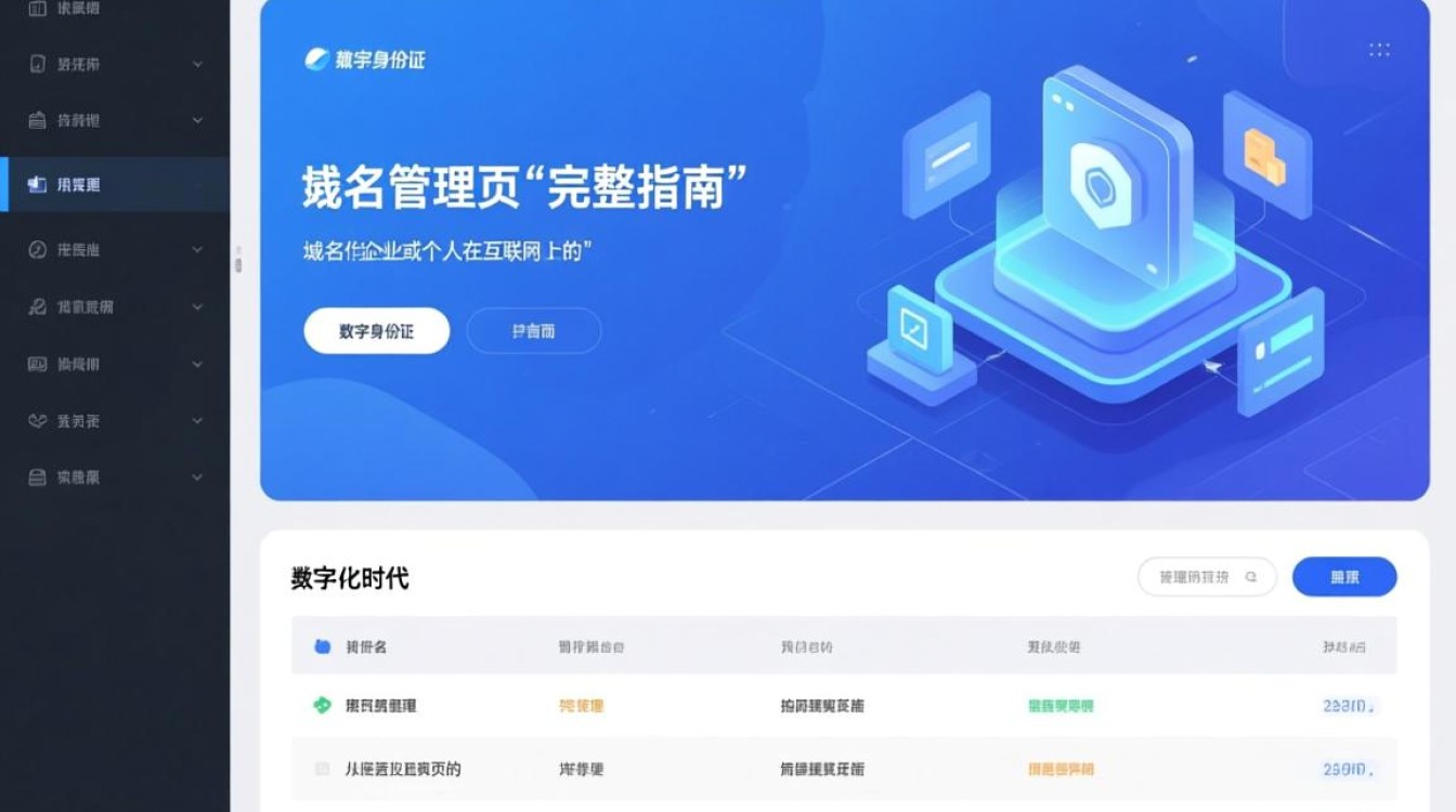 进入域名管理页面