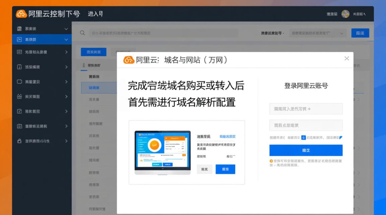 阿里云设置域名