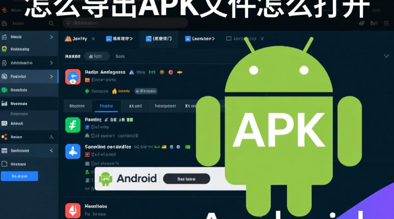 Java如何导出APK文件并打开？