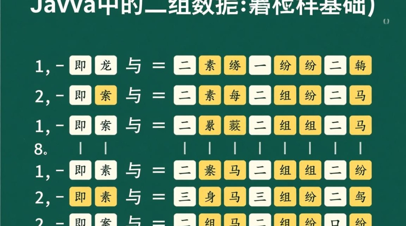 java二维数组怎么理解 java二维数组怎么理解