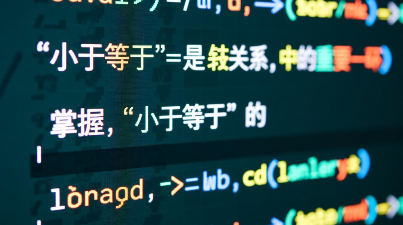 Java中小于等于符号怎么写？代码示例与用法解析