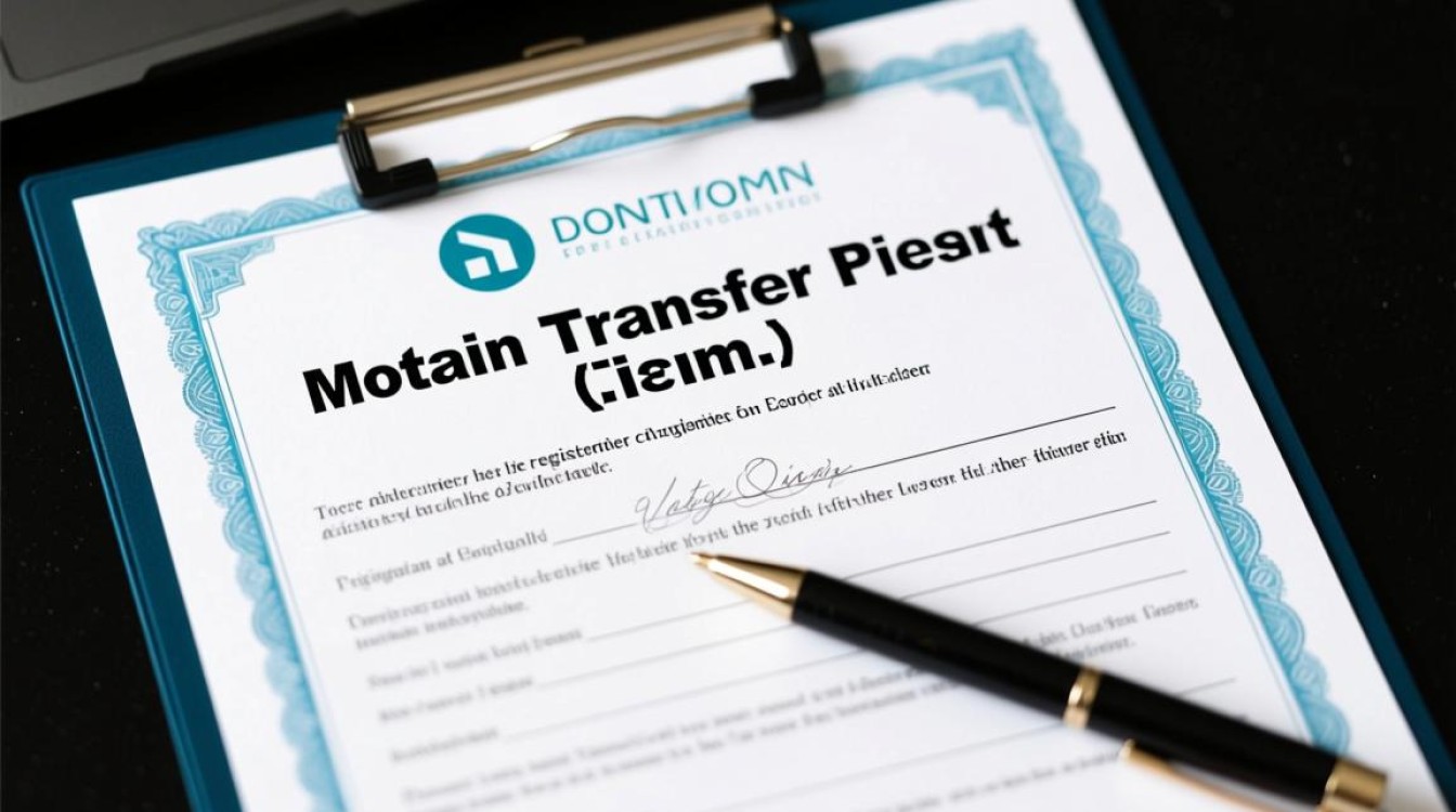 域名转移证明