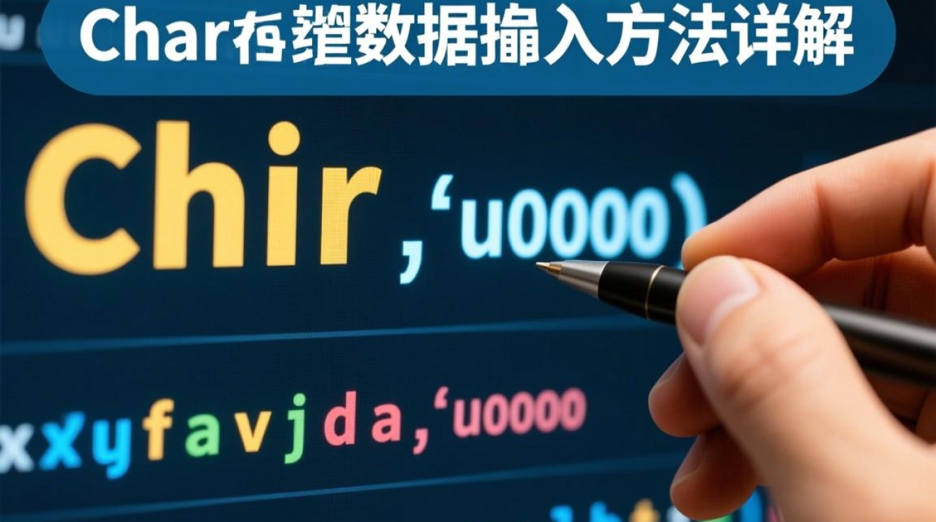 Java中如何正确插入char类型数据？